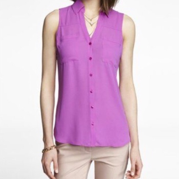 Express Tops - Express Portofino shirt in lavender